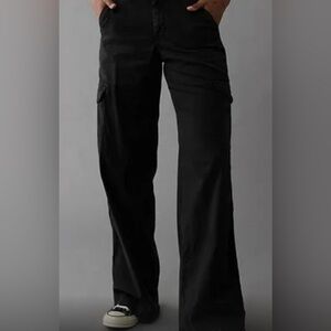 American eagle low rise cargo pant boot cut